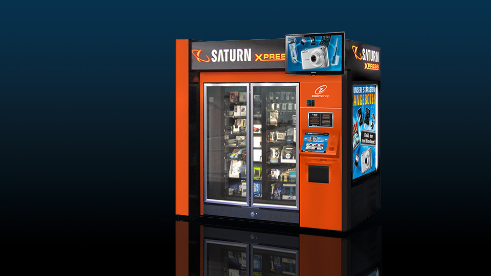 So sehen die neuen„Saturn Xpress”-Automaten aus. (Bild: Saturn)