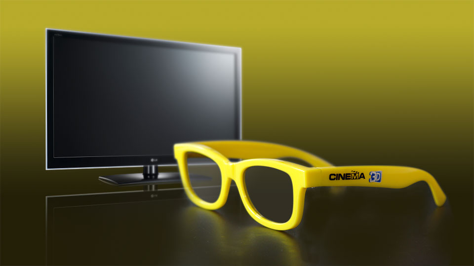 LG LW6500 – 3D-Fernseher mit Polarisationsbrille. (Bild: LG)