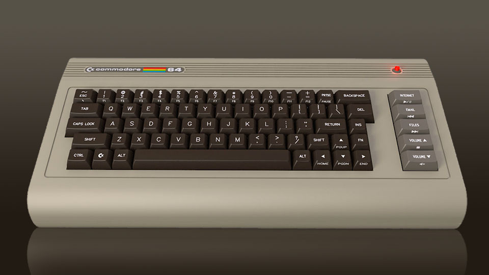 Commodore C64x: neue Technik in nostalgischem Gewand. (Bild: Commodore)