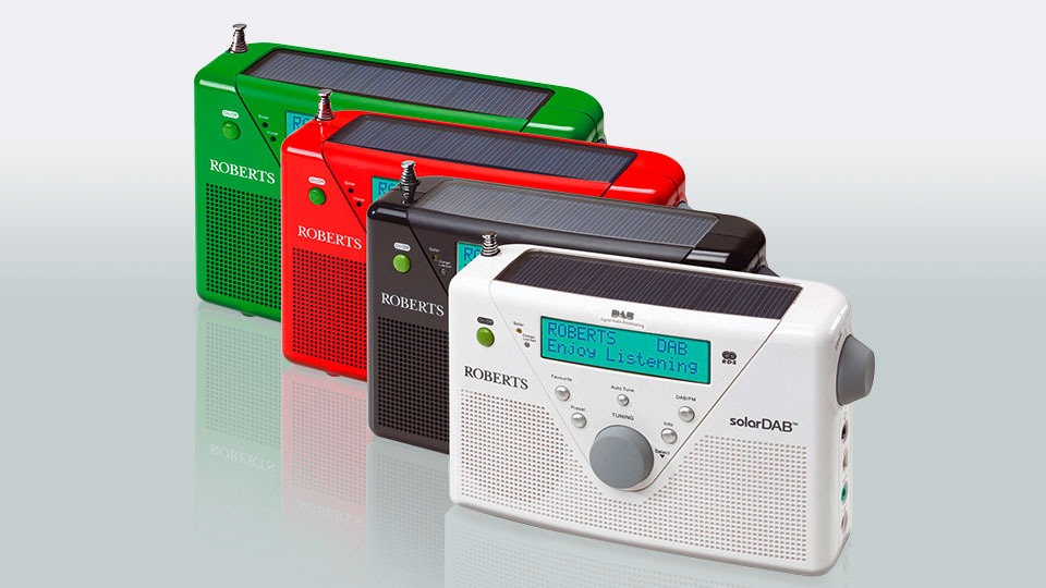 Das SolarDAB 2 ist in vier Farben zum Preis von 119 Euro erhältlich (Bild: Roberts)