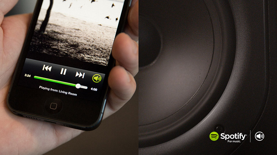 Geräte mit Connect-Funktion erscheinen automatisch zur Auswahl in der Spotify-App. ©Spotify