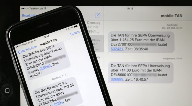 SMS-Weiterleitung: nicht fürs Online-Banking