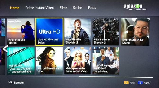 Amazon zeigt auch in Deutschland UHD-Filme