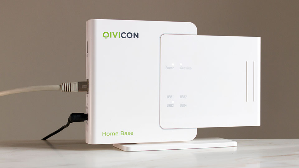 Die Qicvicon Home Base steuert alle Geräte im Telekom Smart Home. ©digitalzimmer