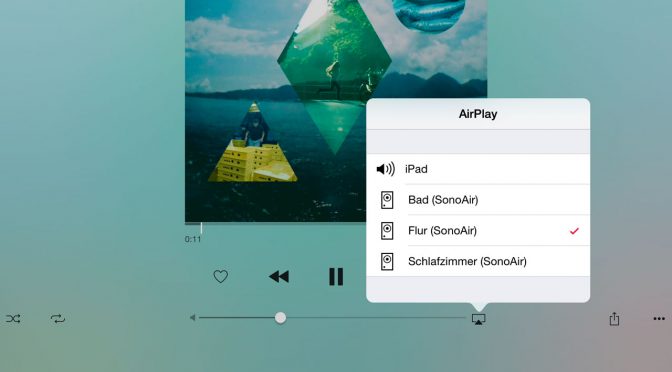 AirPlay auf Sonos-Lautsprechern mit SonoAir