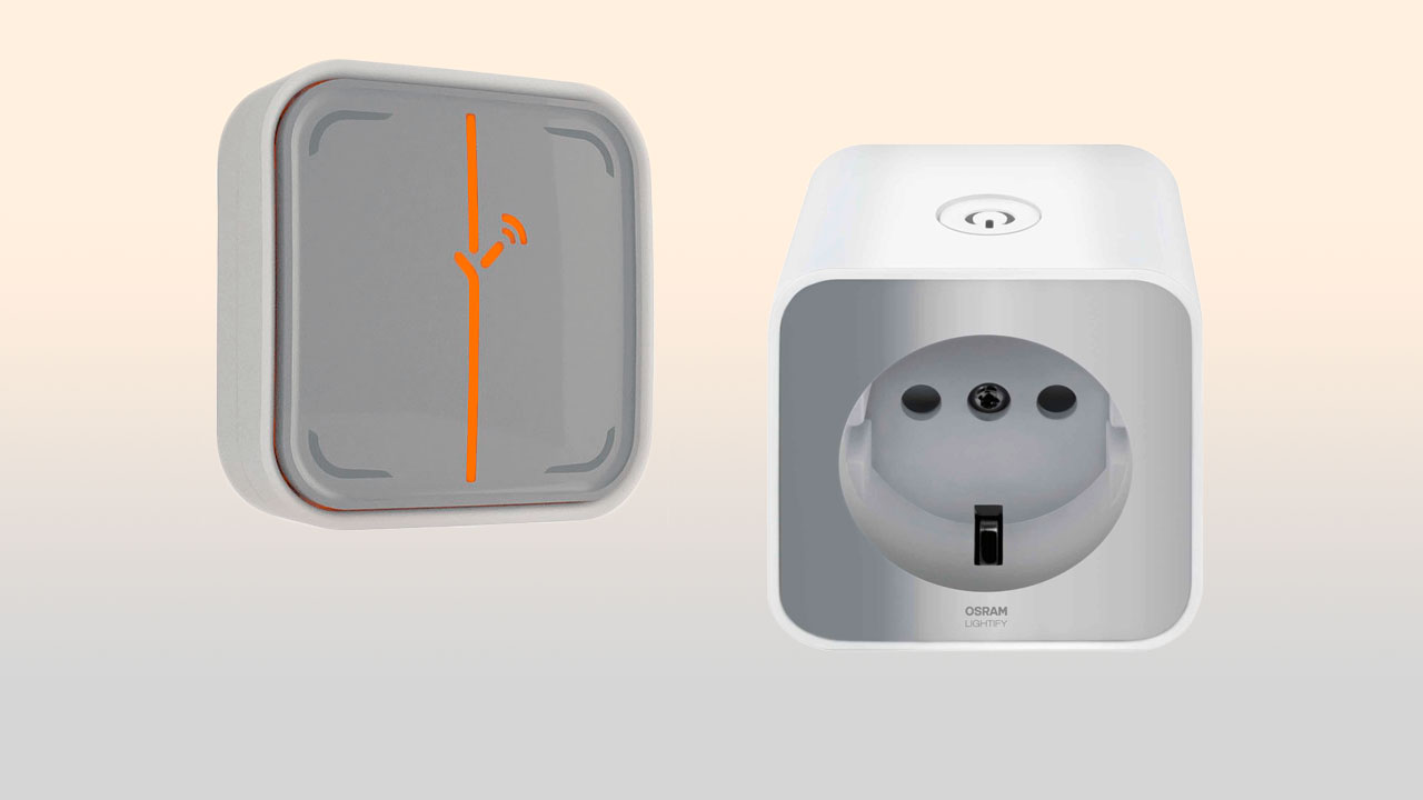 Switch und Plug: Schalter und Steckdose für das Lightify-System. Bild: Osram