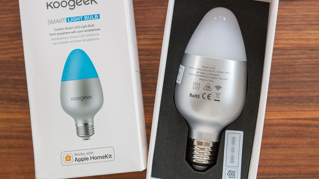 Die Smart Bulb von Koogeek ist hochwertig verarbeitet. ©digitalzimmer