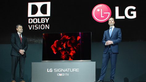 LG kündigt auf der CES 2016 erste Fernseher mit Dolby Vision an. Bild: Hersteller