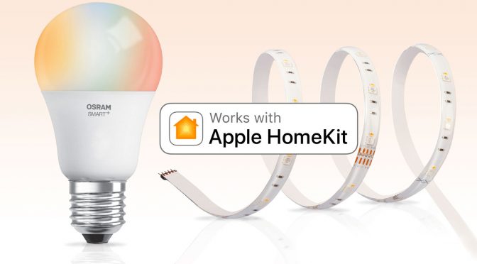 Die Bluetooth-Leuchtmittel von Osram Smart-Plus unterstützen HomeKit. Bild: Hersteller