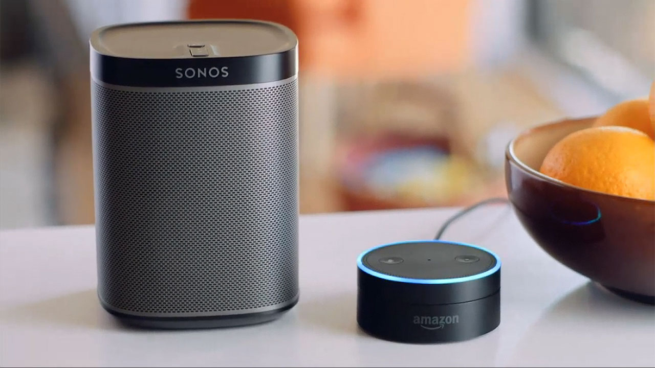 Sonos bringt die Alexa-Spachsteuerung von Amazon auf seine Geräte. Bild: Hersteller