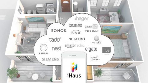 Die iHaus-App steuert eine Vielzahl von Geräten über das heimische WLAN. Bild: Hersteller