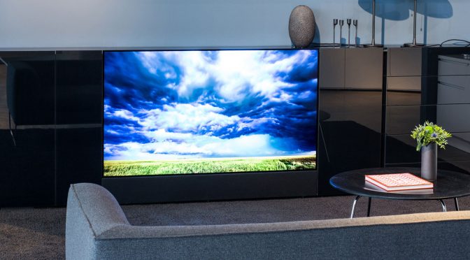 Interlübke Jorel Vision: Sideboard mit integriertem OLED-Fernseher. Bild: Hersteller