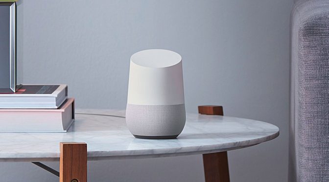 Der Smarthome-Lautsprecher Google Home. Bild: Hersteller