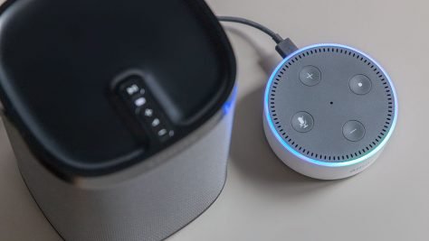 Mit einem Echo Dot von Amazon lässt sich der Play:1 auch per Sprache steuern. ©digitalzimmer