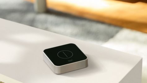 Der Eve Button ist ein drahtloser Bluetooth-Taster für HomeKit. Bild: Elgato