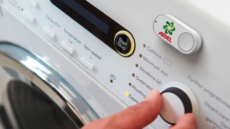 Ist der Dash-Button bei vernetzten Hausgeräten bald gar nicht mehr nötig? Bild: Amazon