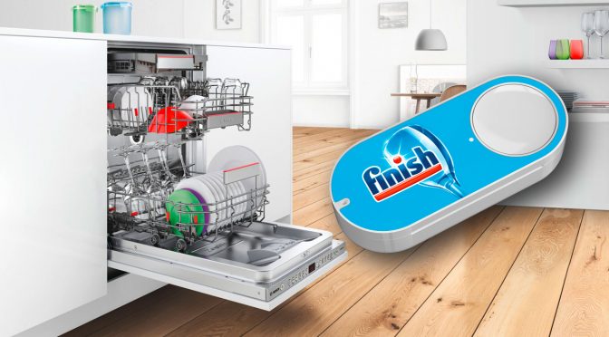Hausgeräte-Hersteller integrieren Amazons Dash-Funktion. Bild: Bosch, Amazon