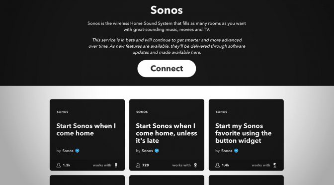 Sonos unterstützt jetzt IFTTT