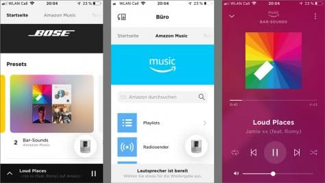 Die Smart-Speaker von Bose haben eine eigene App namens Bose Music bekommen. ©digitalzimmer