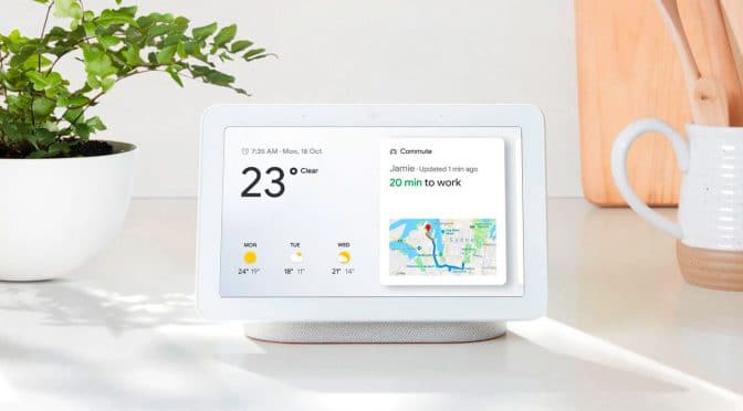Home Hub: Der Google Assistant bekommt ein Display. Bild: Hersteller