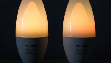 Besonders warmes, gemütliches Licht: eine Spezialität der Hue-Lampen. ©digitalzimmer