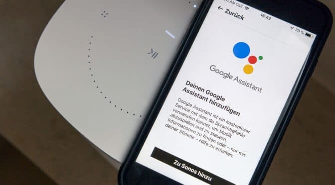 Sonos: Google Assistant jetzt verfügbar
