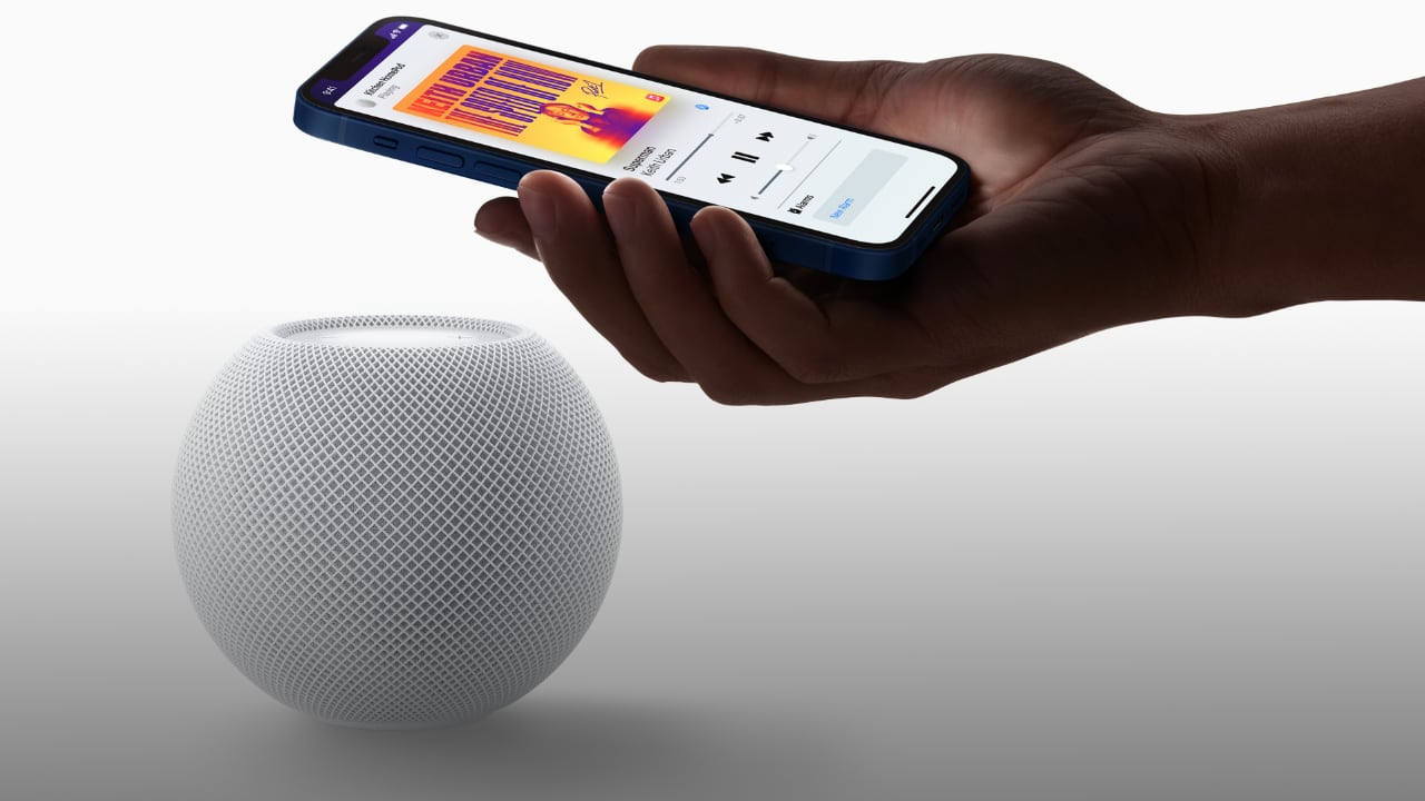 APPLE HomePod sprachgesteuerter Lautsprecher Smart Home Siri spacegrau B-Ware 
